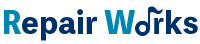 リペア,修理,調整,管楽器の株式会社リペアワークスのロゴ
